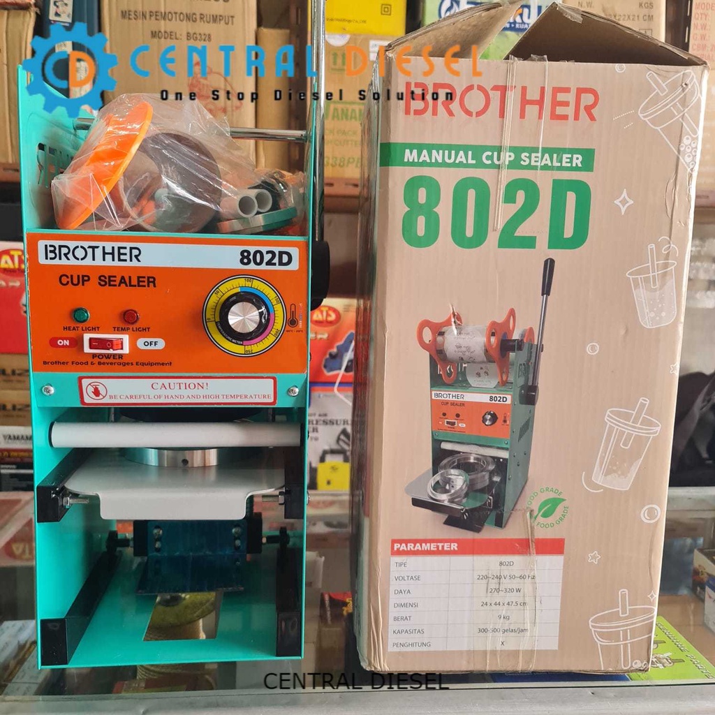 Alat press gelas plastik/ Cup sealer Brother