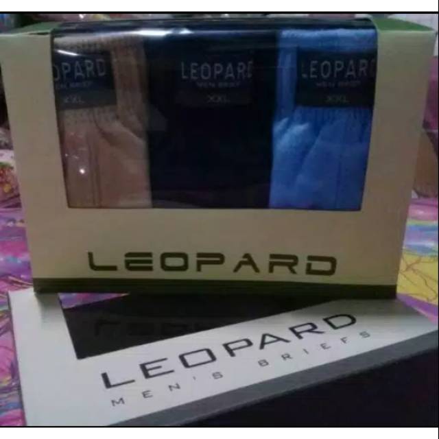 [3 PCS]CELANA DALAM PRIA/CD LEOPARD COWO/CD M-L-XL-XXL