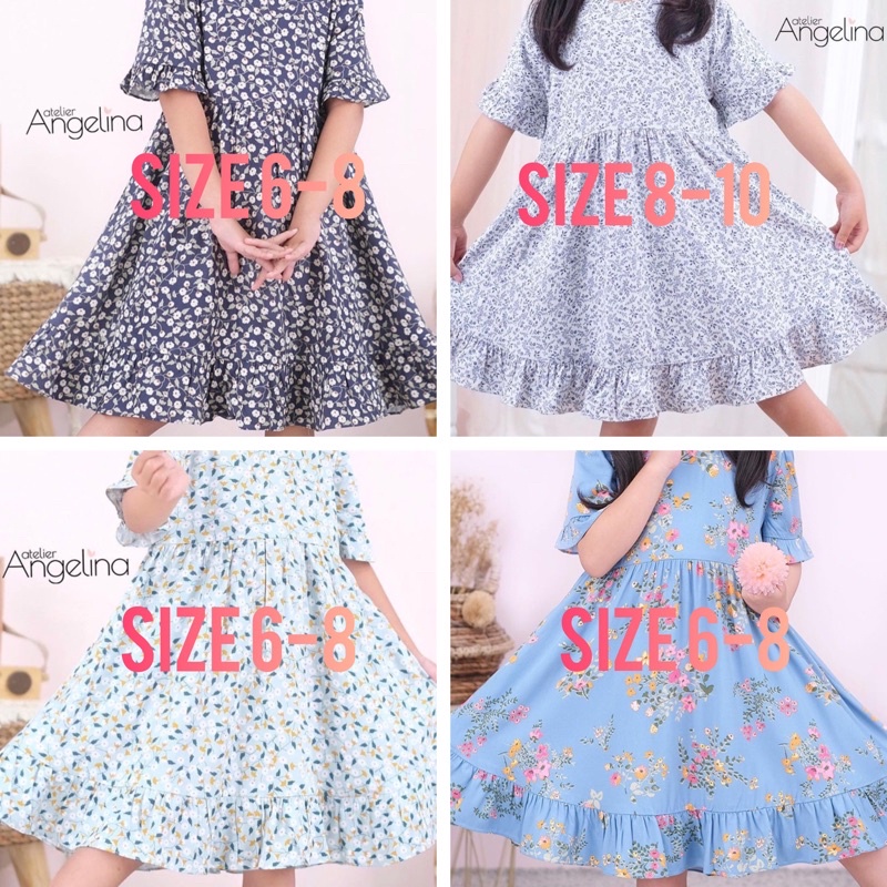 LITTLE ELSA DRESS BY ATELIER ANGELINA