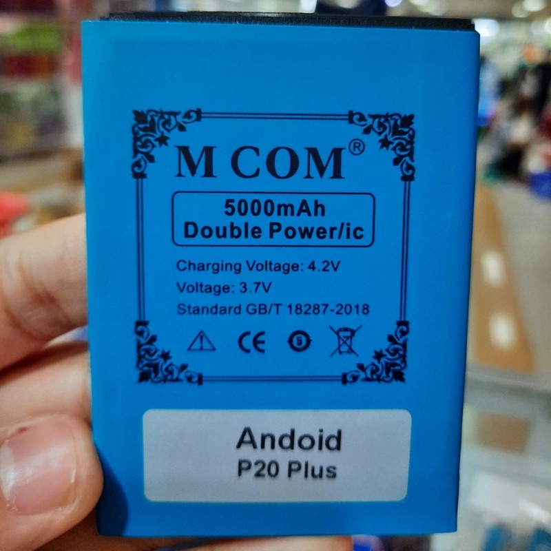 Battery Batre Batere Baterai Double Power Mcom Android P20 Plus