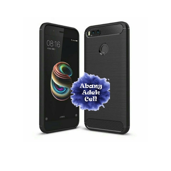 Ipaky Carbon FIBER Oppo A39/A57 Softcase Shockproof TPU Black