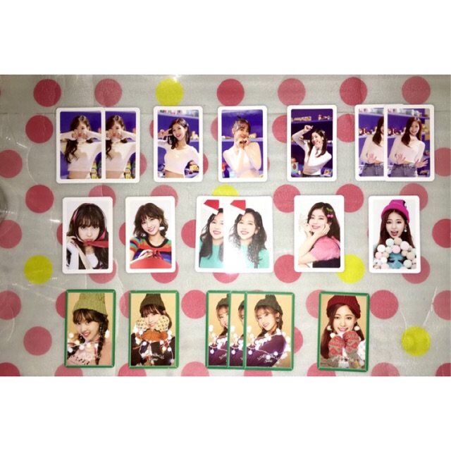 TWICE - Merry&Happy PC/Photocard (Nayeon/Jeongyeon/Momo/Sana/Jihyo/Mina/Dahyun/Chaeyoung/Tzuyu) and