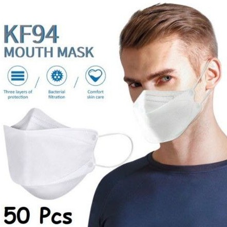 Masker KF94 4 ply EVO Mask Korea Duckbill KN95 Duckbill WN958 isi 50 pcs