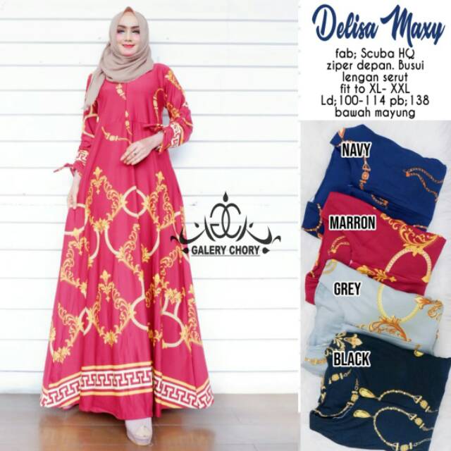 Gamis Muslimah Delisa maxy