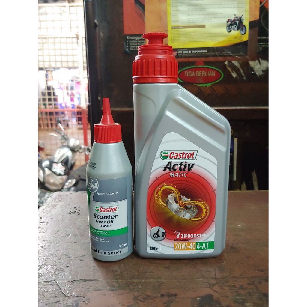 DISKON Paket Oli Castrol Matic Dan Oli Gardan Castrol