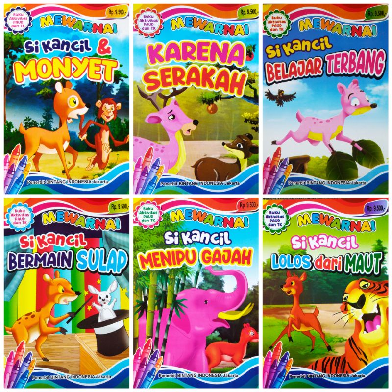 

Buku mewarnai si kancil / Mewarnai