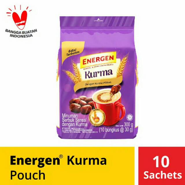 

Energen Kurma Cereal 10 Sachet @30 Gr