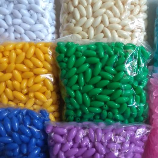 mote susu padi dop polos uk.6*12 mm /PON