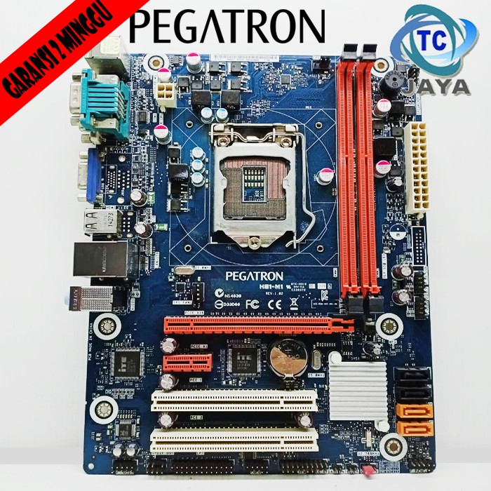 PAKET Mobo LGA 1150 H81 Plus Processor G1850 - PEGATRON FREE KABEL