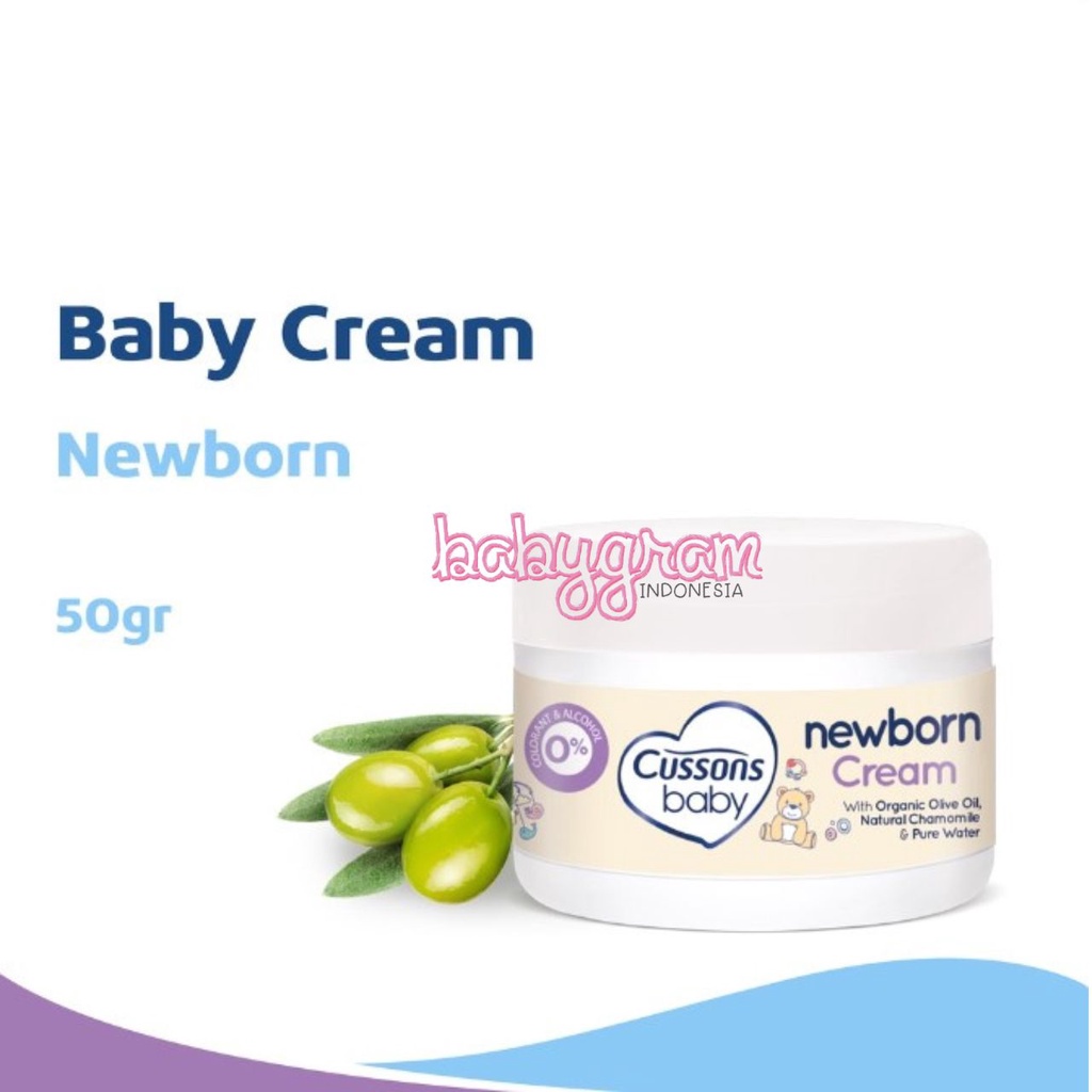 Cusson Baby Cream 50 gr dan 100 gram / Krim Bayi Cussons Pelembab Perawatan Kulit Bayi