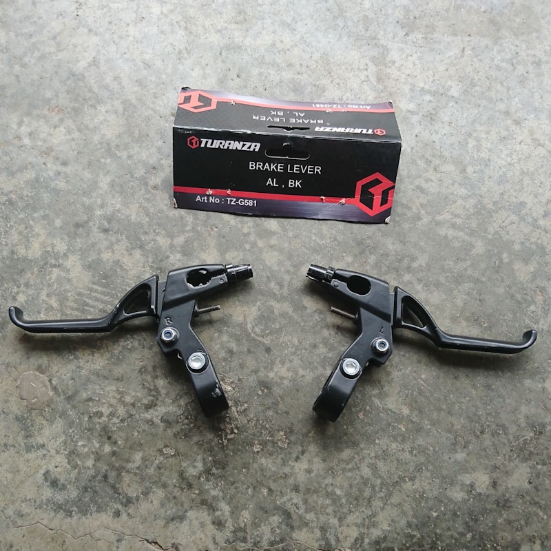 Handle Sepeda Tuas Rem Turanza Full Alloy Hitam