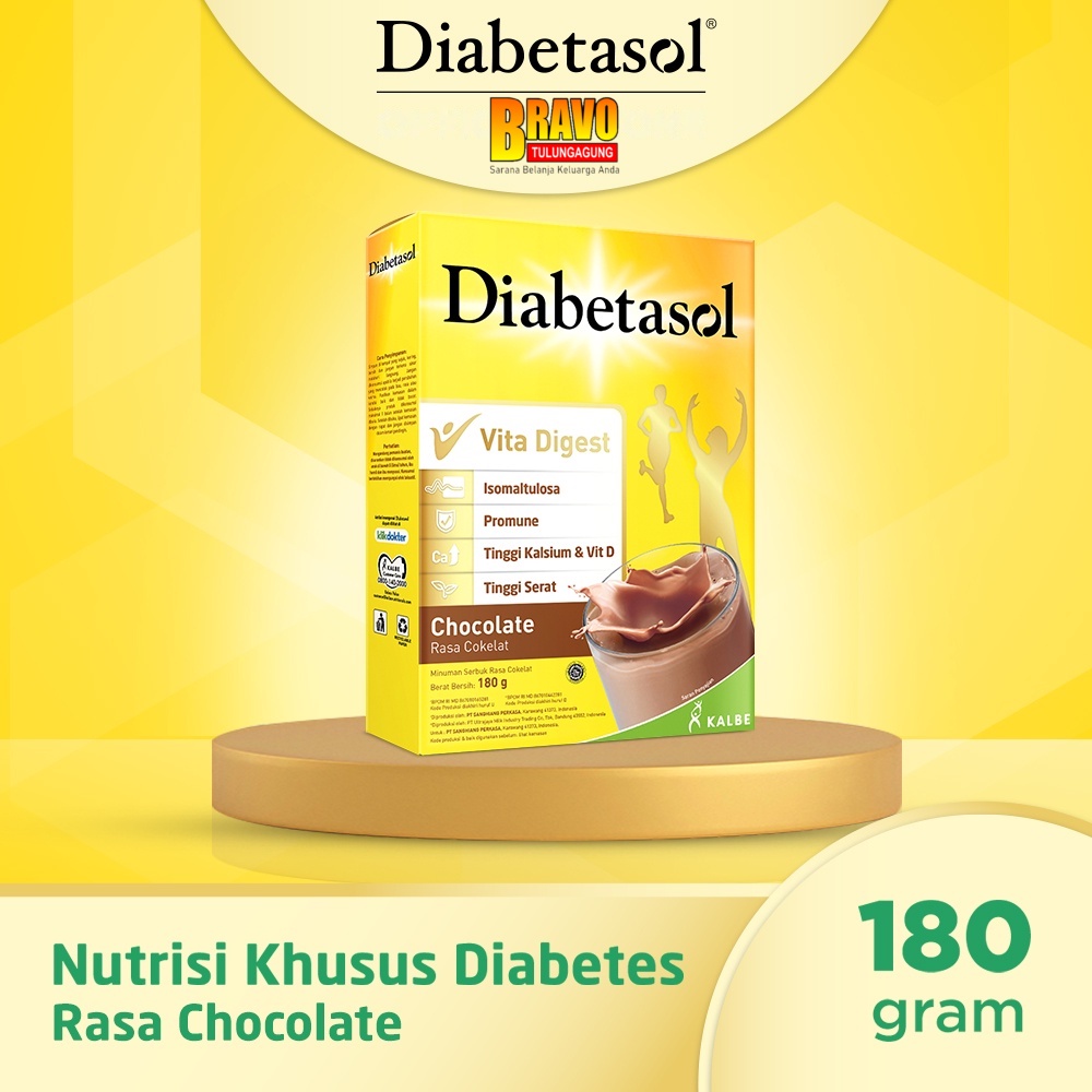 

Bravo Supermarket - Diabetasol Chocolate 180gr