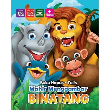 

Buku Hapus Tulis Mahir Menggambar Binatang
