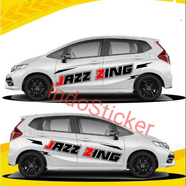 Stiker mobil Honda jazz sticker stiker Honda jazz