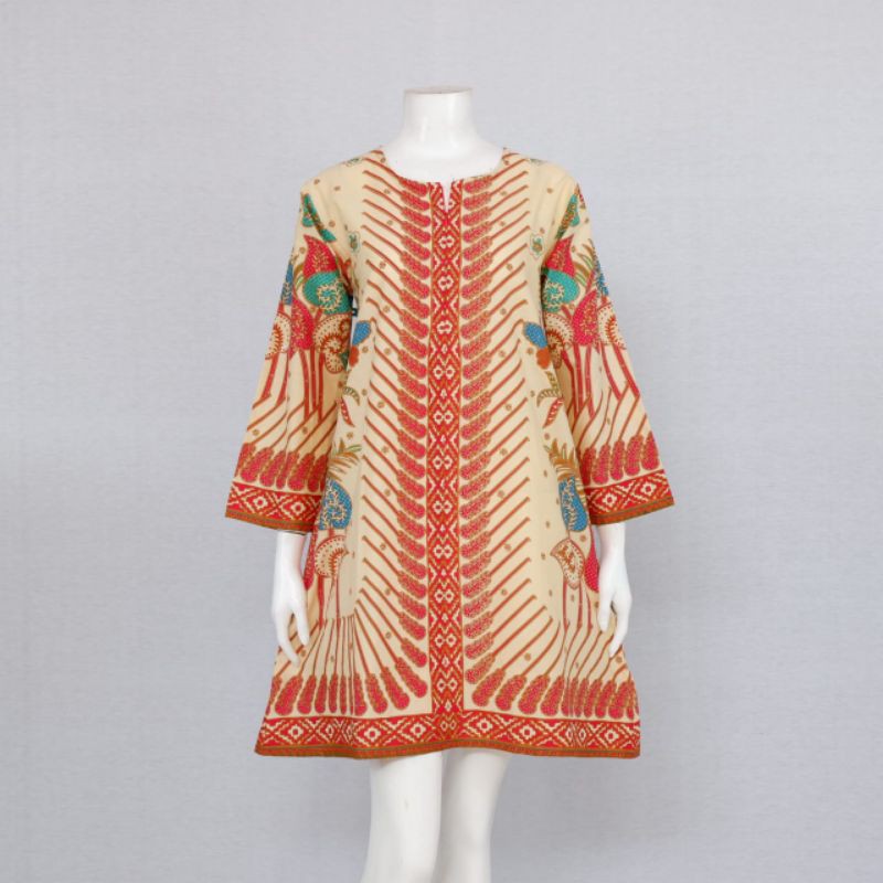 Tunik batik kerja modern