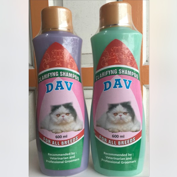 Shampo Kucing DAV 600ml Sampo Cat Clarifying Shampoo For All Breeds