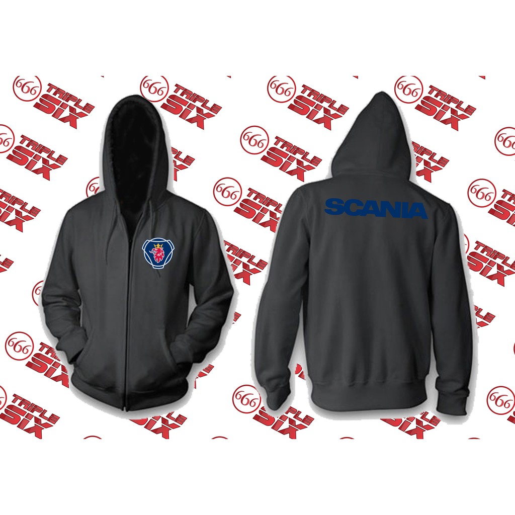 Jaket Hoodie Zipper Scania