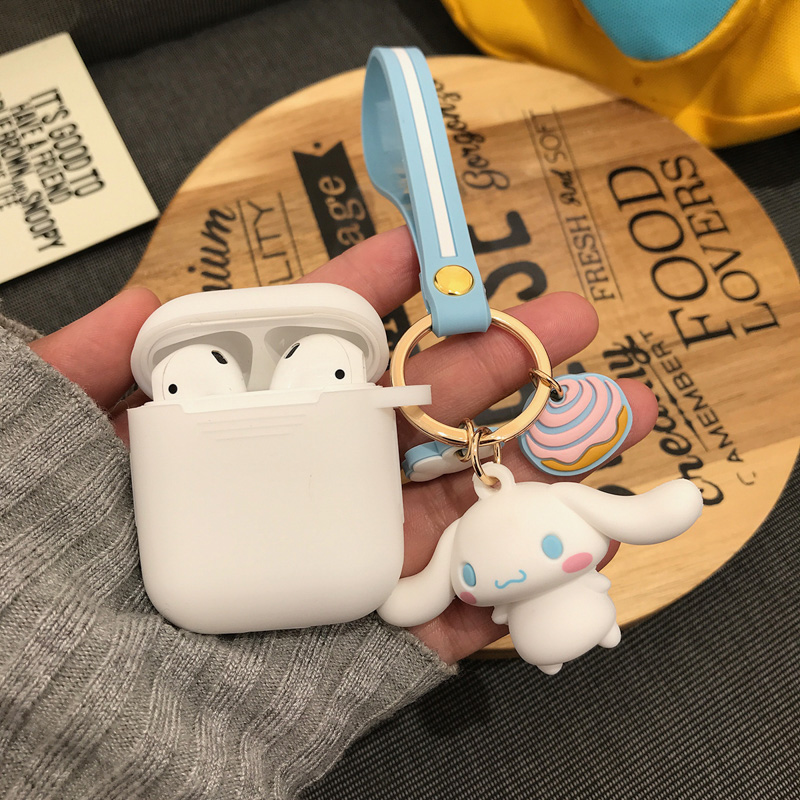 【Ready stock】3D Cartoon Candy colors AirPods pro 1 2 Earpod Bluetooth Earphone Apple Silicone TWS i9s/i10/i11/i12/i13 Protective Case with Hanging rope