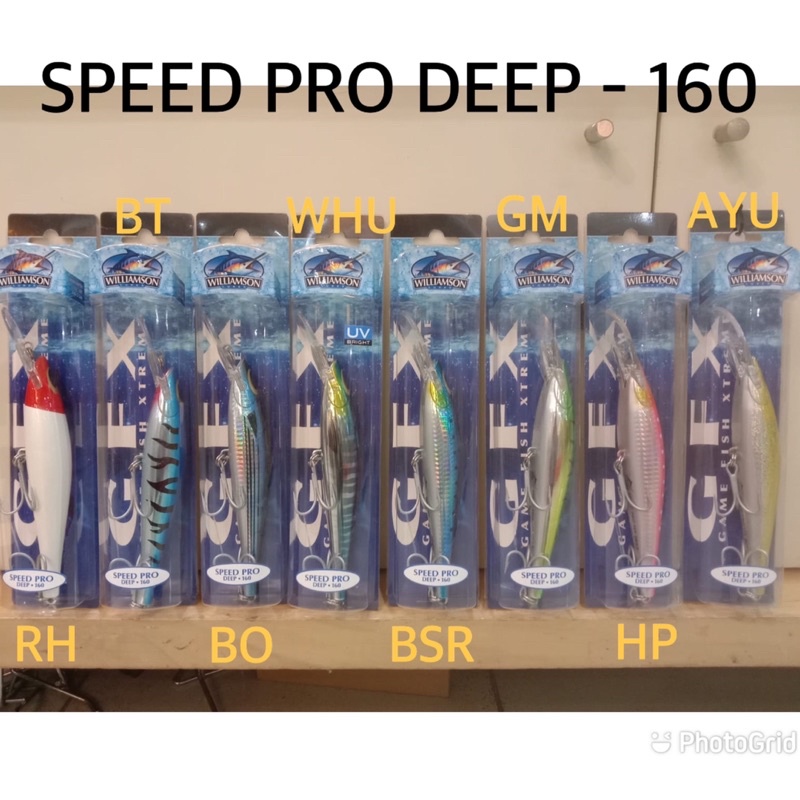 Lure Sinking Williamson Speed Pro 160 - 16 cm / 54 gram