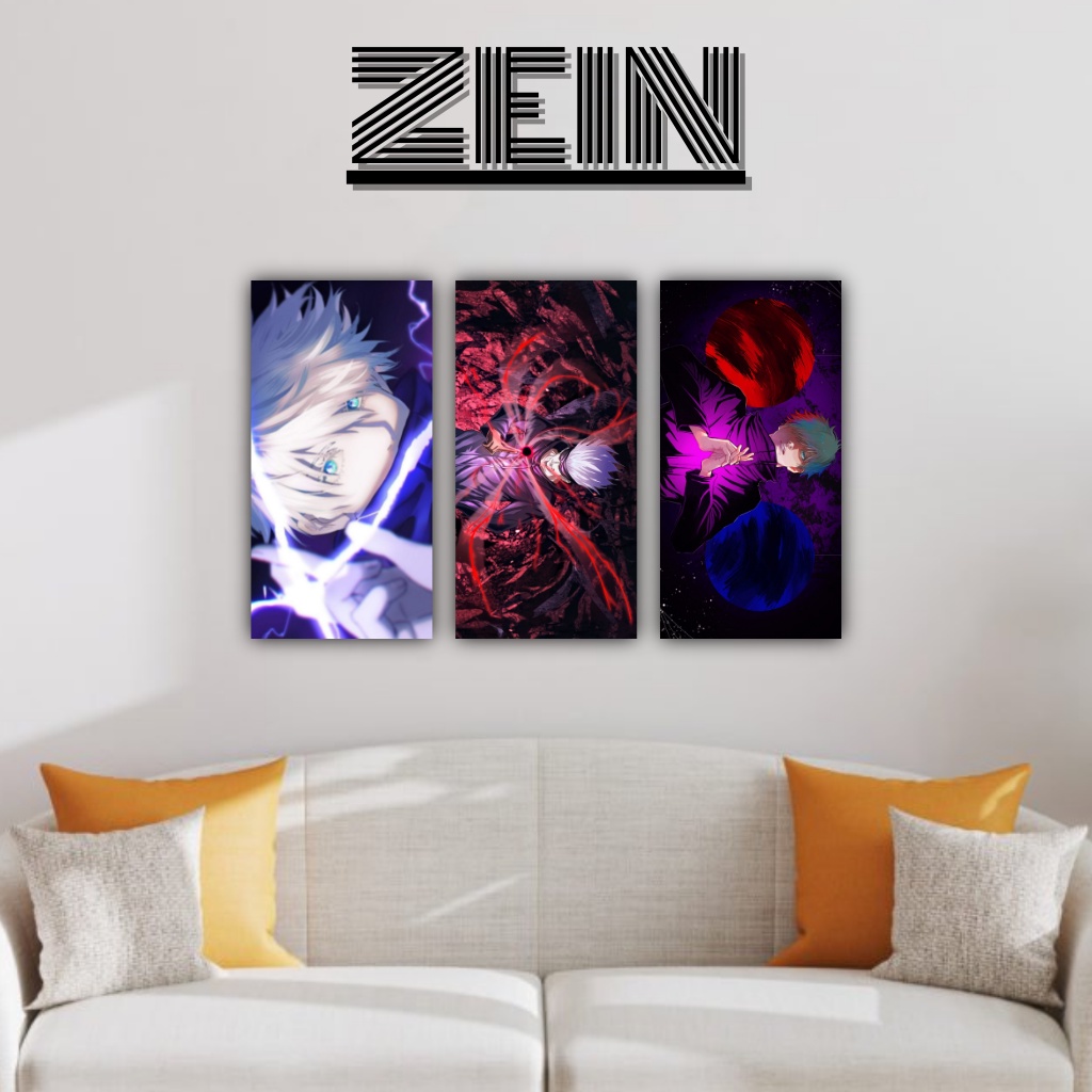 Jual Anime Jujutsu Kaisen Wall Decor Dekorasi Hiasan Pajangan Dinding ...