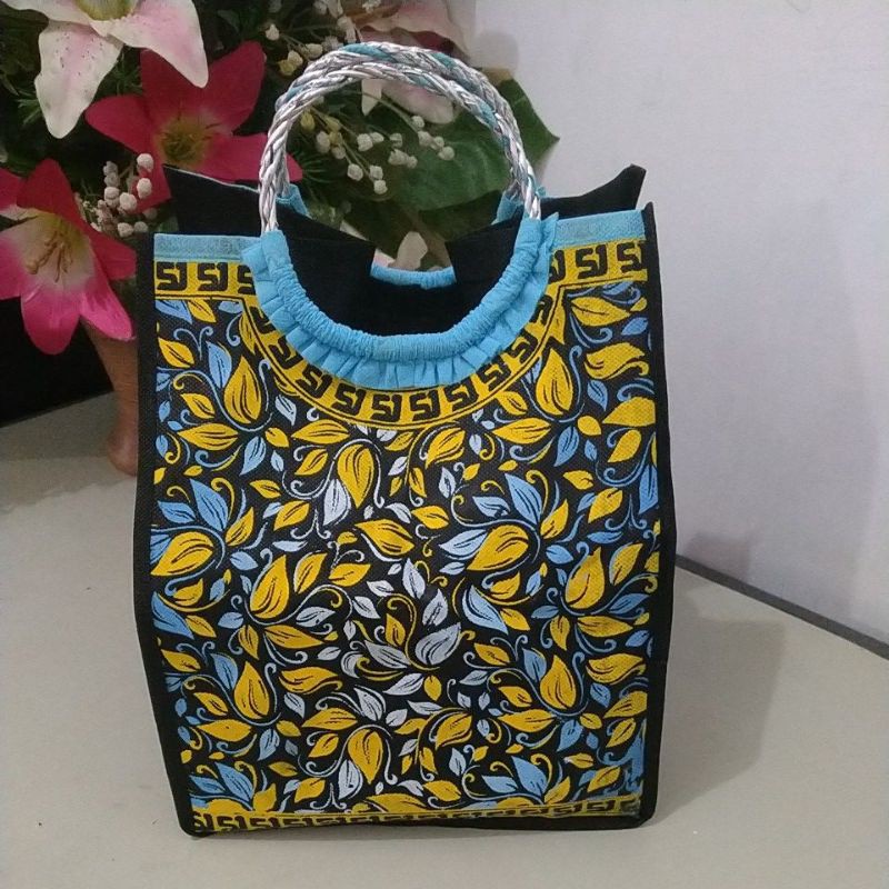 tas hajatan batik mewah elegan perak 22