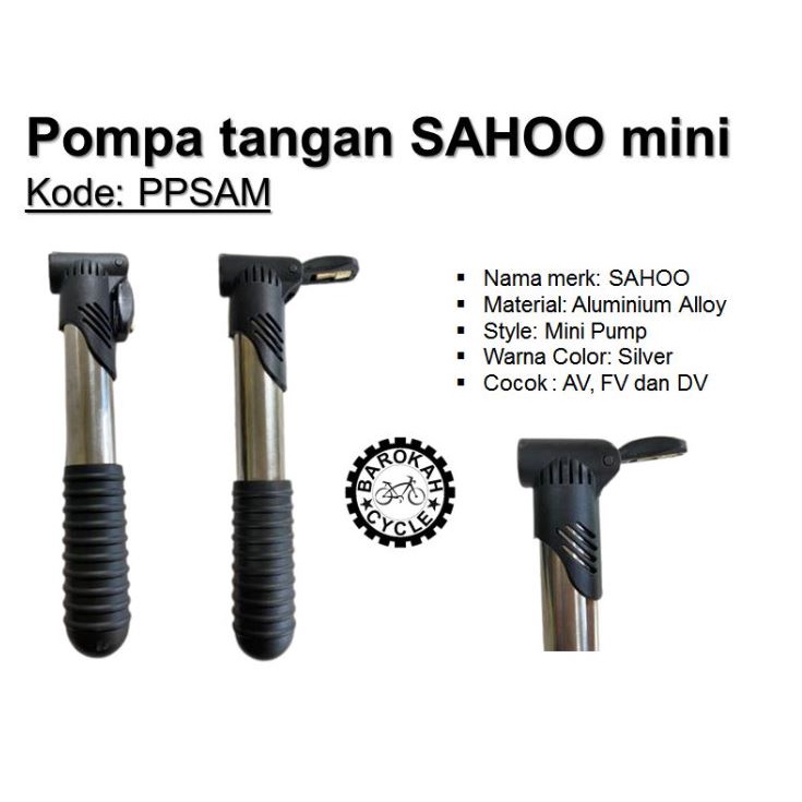 Pompa tangan SAHOO mini
