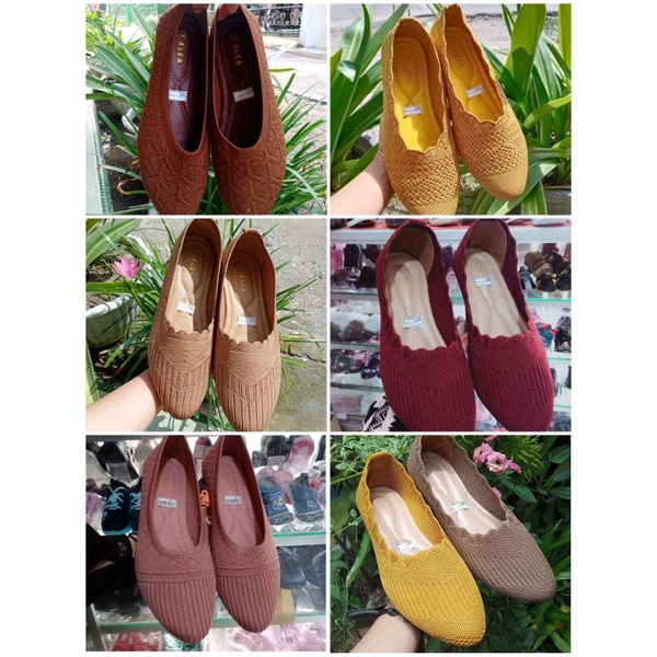 CUCI GUDANG SEPATU RAJUT BALET ALAS NONSLIP