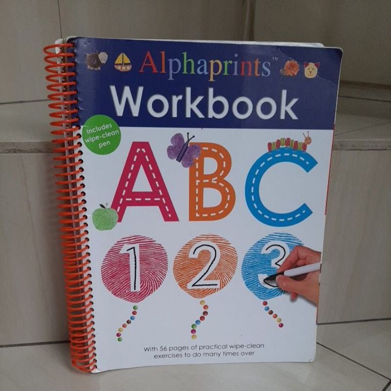 Wipe and clean workbook ABC priddy