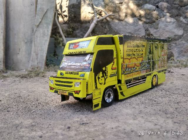 Anti Gosip Miniatur Truk Dari Kardus Oleng - livery truck anti gosip