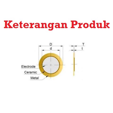 [HAEBOT] Sensor Piezo Dics Disk Pendeteksi Getaran Ketukan Alarm 27mm Module Arduinoo Bel Ketuk