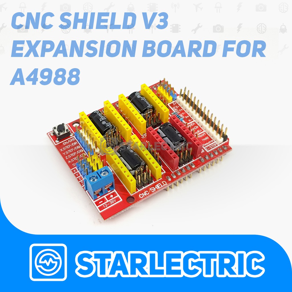 CNC Shield V3 Arduino 3D Printer A4988 Expansion Board