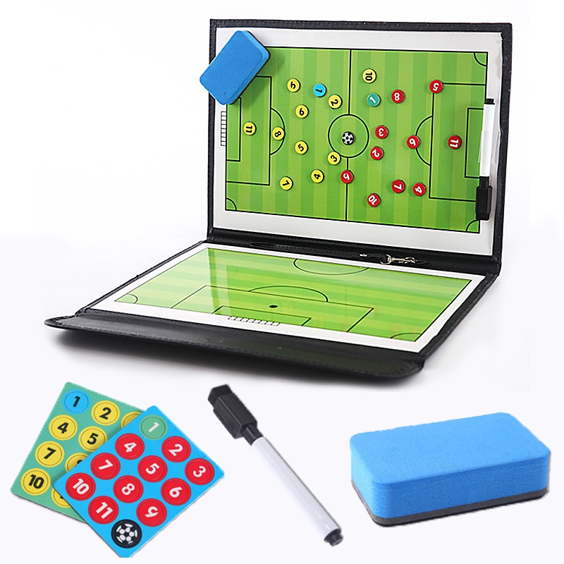 32*53CM Papan Strategi Pelatih Tactic Board Magnet Sepakbola Coach Board