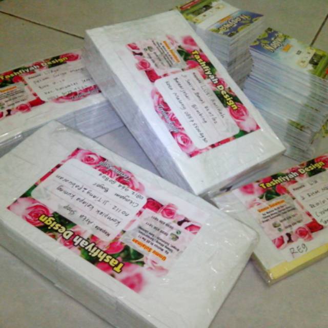 

Cetak Print Kertas Label Stiker Sticker Nama Waterproof