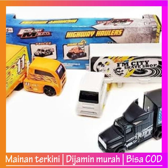 Mainan Anak Maisto Highway Hauler Container IT778