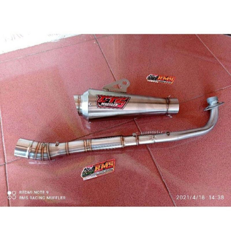 Knalpot cts muffler Jupiter vega supra 125 grand karisma