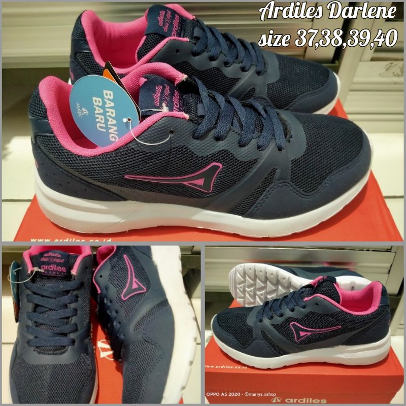 Sepatu wanita Ardiles darlene biru navy sneakers wanita