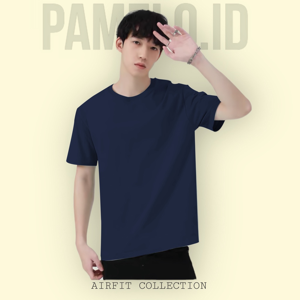 Pamelo id Kaos Airfit/Kaos Oblong/Tshirt unisex/Kaos Distro Unisex/Baju oblong/Korea style