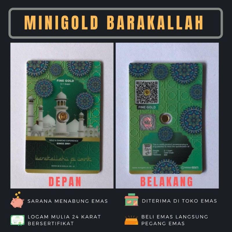 Emas minigold Gift Series Barakallah