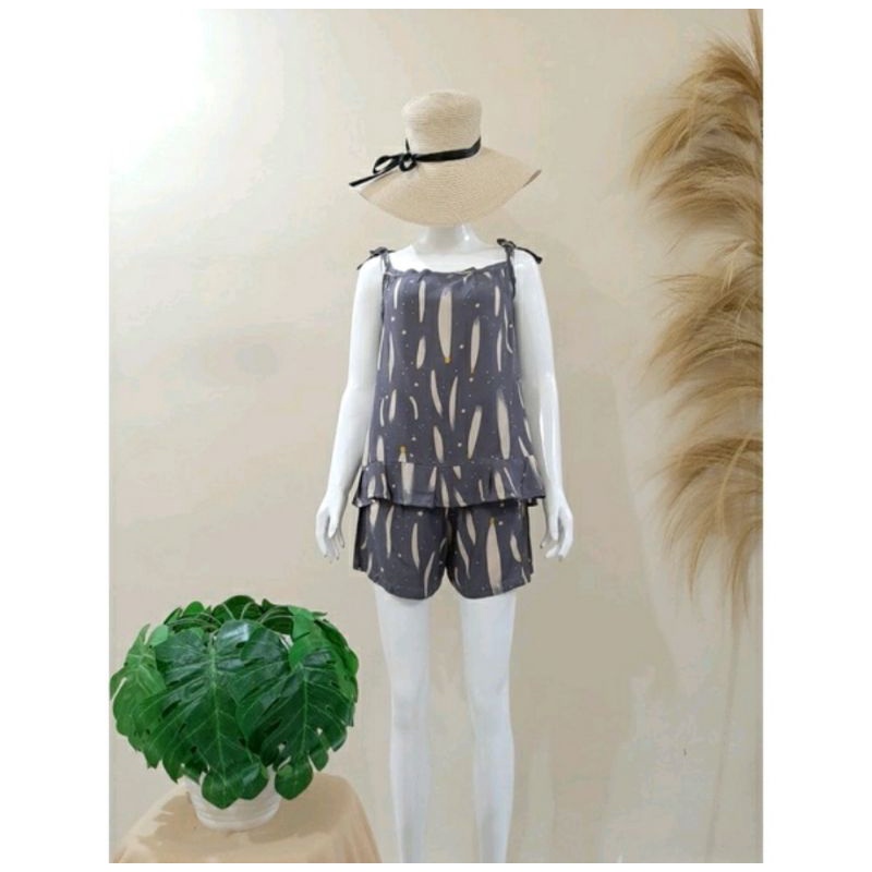 BABYDOLL RAYON YUKENSI MOTIF RANDOM