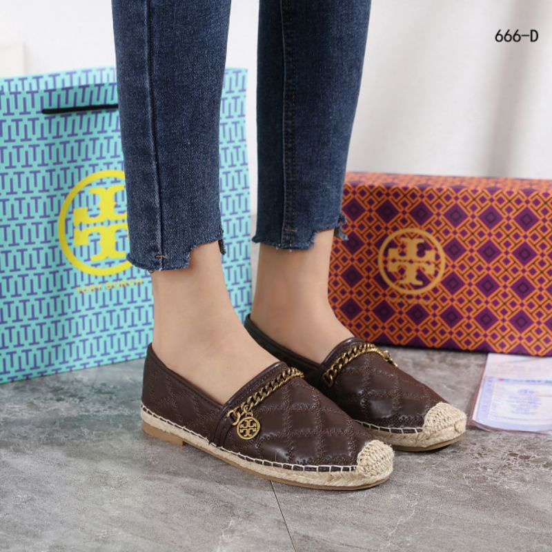 sepatu espadrilles wanita TB sepatu TORY BURCH #666-D