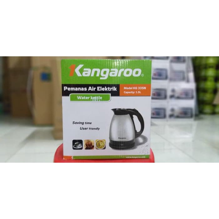 Electric Kettle - Teko Listrik Kangaroo KG-335N 1.5 L