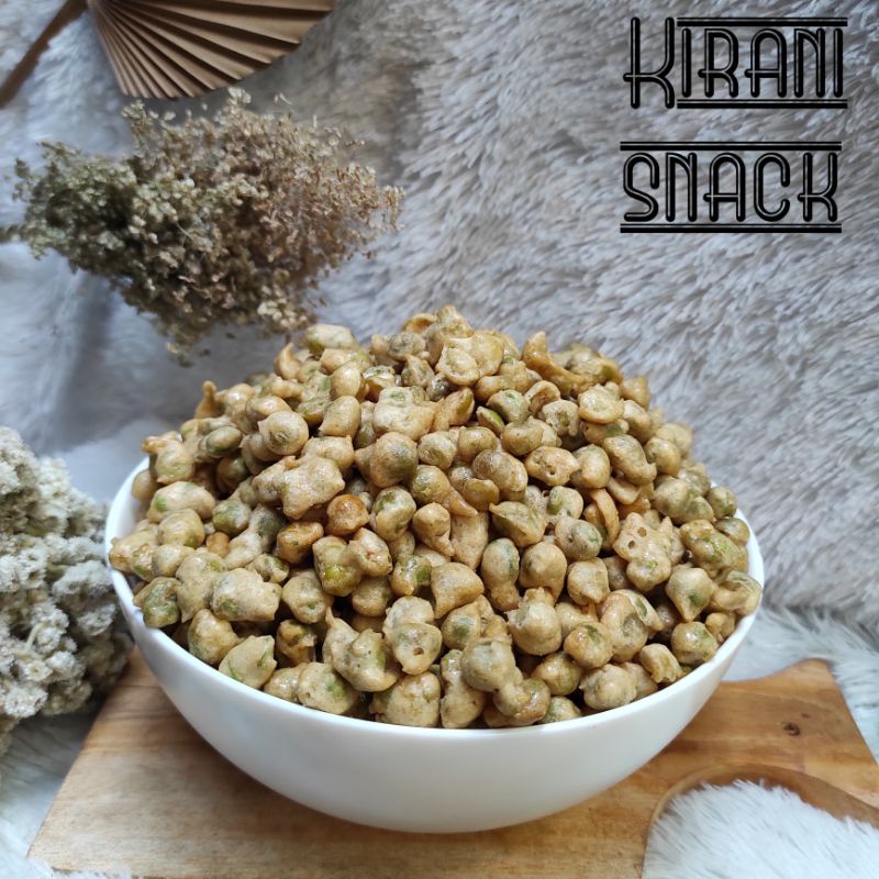 

Kacang Polong Tepung Krispi - Green Peas - Snack Kekinian Matang