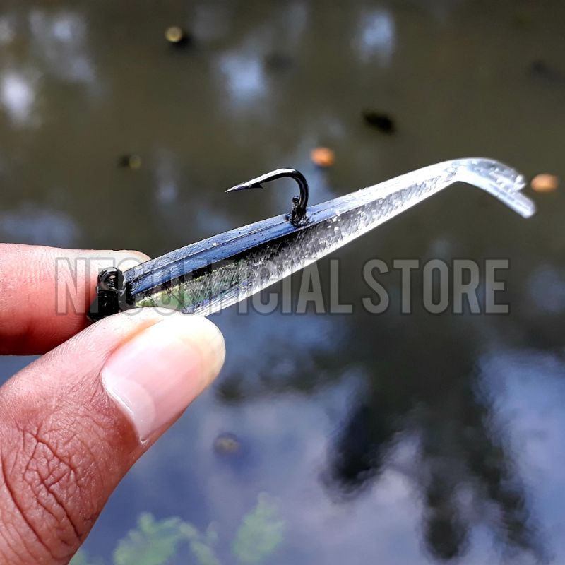 Soft lure Ikan Teri 6,5 gr / 7,5 cm Soft lead Super Killer Rekomendasi untuk ultralight casting