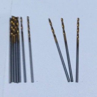 Mata Bor Besi ATS 1mm Kuning - HSS TiN Coated Fully Ground Twist Drill Bits 1 mm(1pcs)