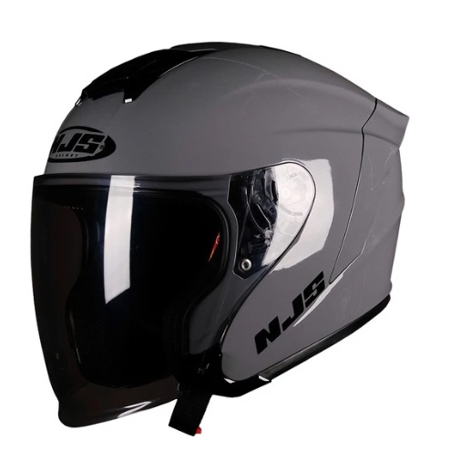 NJS KAIROZ - Helm Half Face-ABU ABU GLOSSY