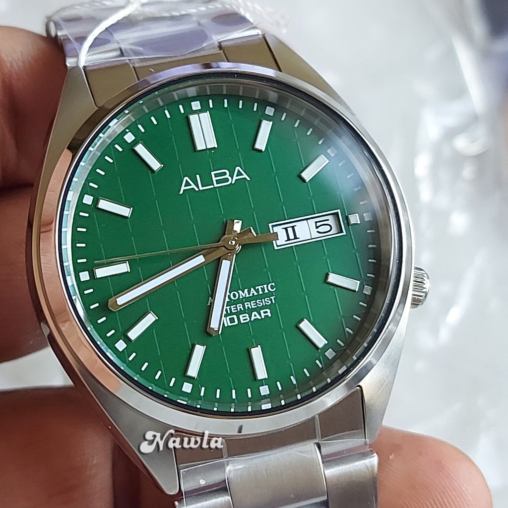 Alba Automatic AL4319X1 Green Dial - Jam Tangan Pria AL4319