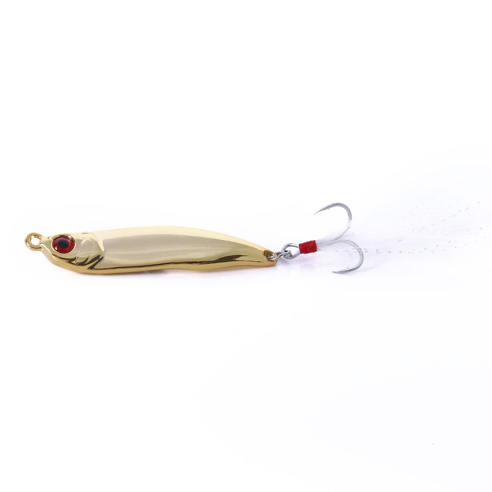 HENGJIA 4Pcs 10/15/20g Umpan Pancing Swimbait Fishing Lure Spoon Spinner Bait Ikan Sequin Wobbler