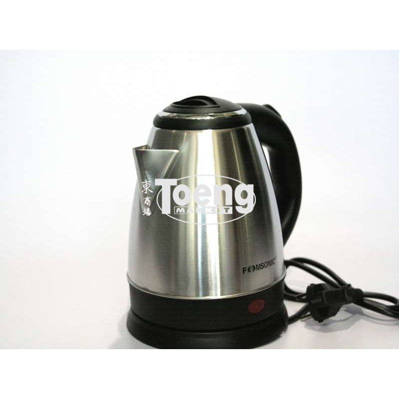 ELECTRIC KETTLE KE-8812SS 1.2L FOMSONIC / TEKO LISTRIK FOMSONIC