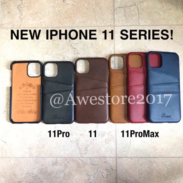 Leather Case Card Casing Kulit Samsung Iphone 6 6+ 7 7+ 8 8+ X XR XS 11 11Pro MAX 11ProMax Plus