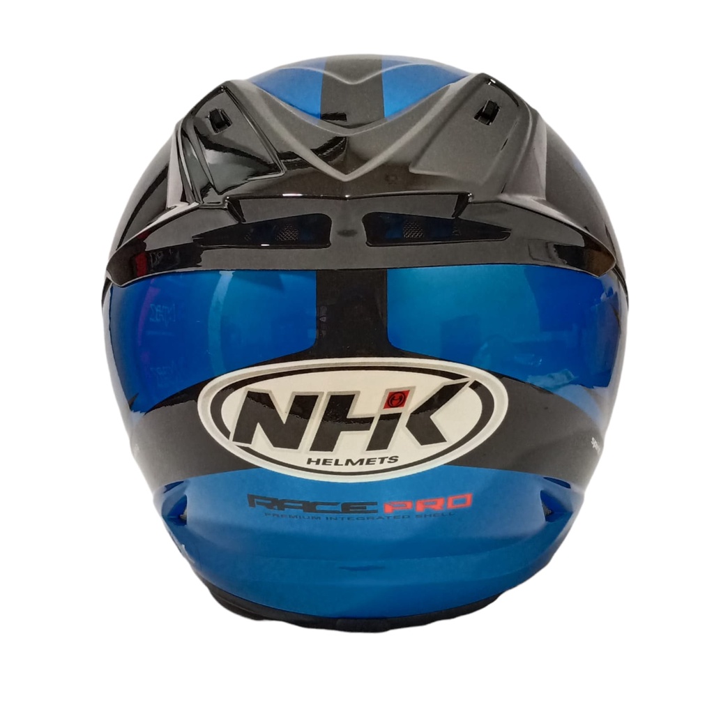 HELM FULL FACE NHK MOTIF RACE PRO ZR 650 BLUE MET BLACK GLOSSY